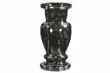 Limestone Vase With Orthoceras Fossils #104644-2